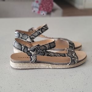 Lucky Brand Print Sandals